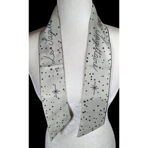 Sagittarius Zodiac Constellation Black And White Reversible Scarf